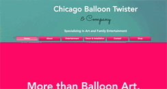 Desktop Screenshot of chicagoballoontwister.com